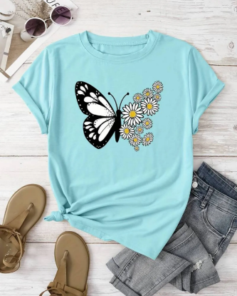 Picture of Personalized Women's T-Shirt Babyblue