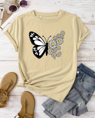 Picture of Personalized Women's T-Shirt Beige